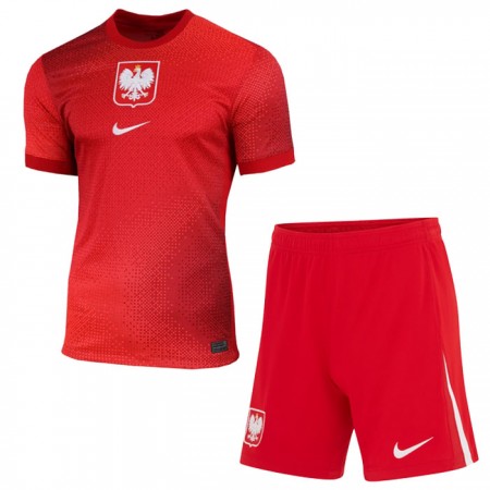 Camisetas Polonia Segunda Euro 2024 - Niño (+ Pantalones)